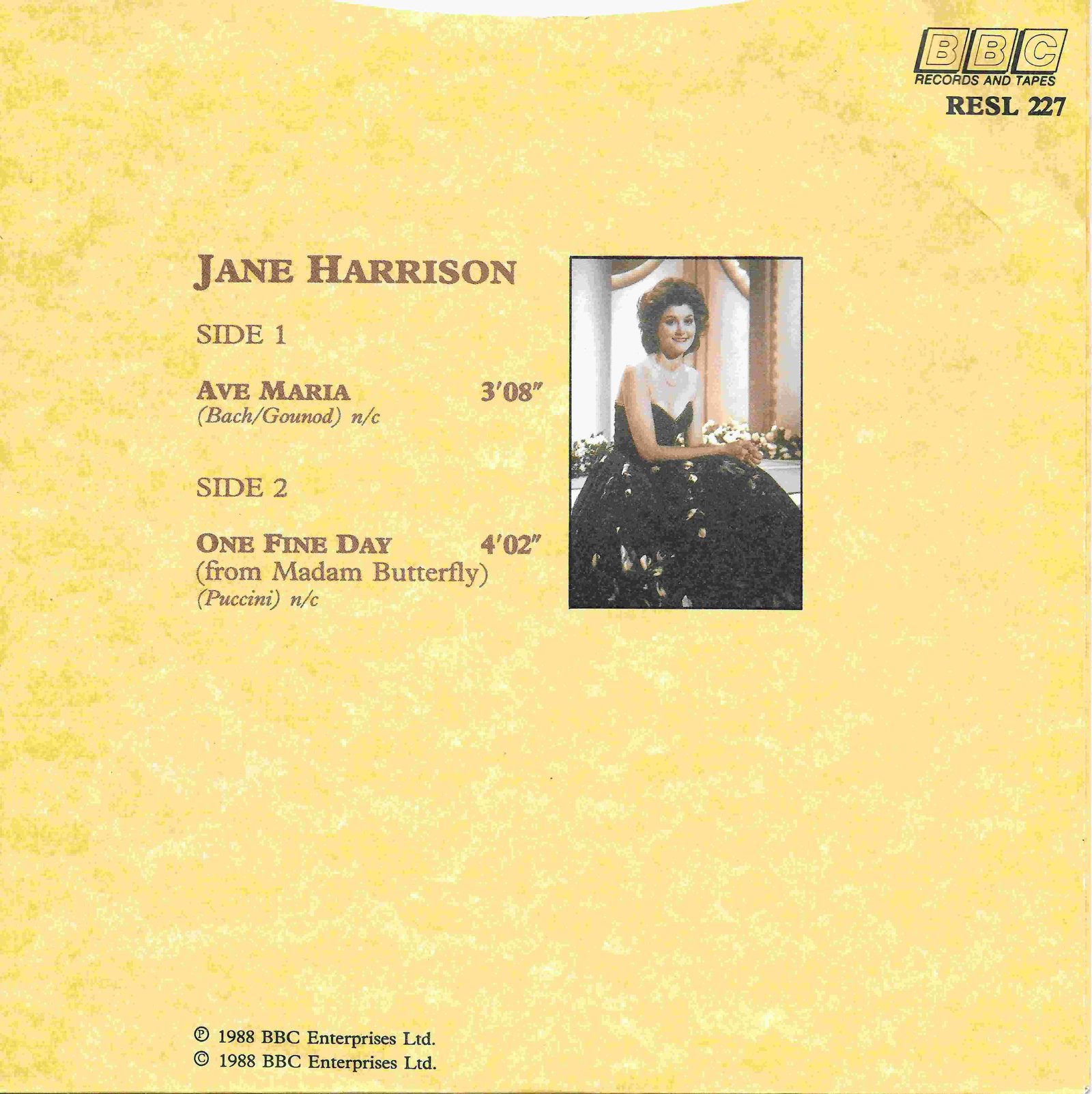 Back cover of RESL 227